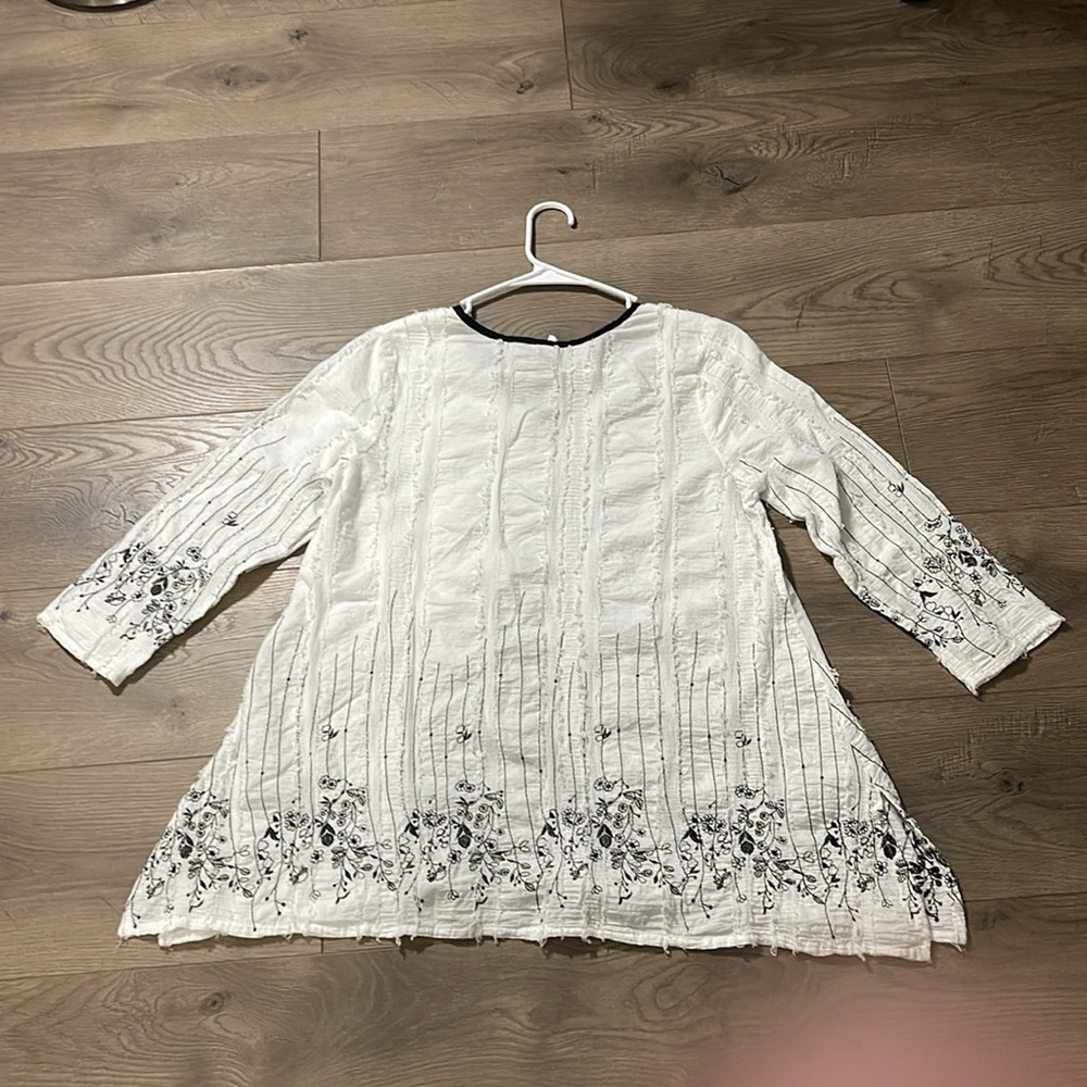 yushi embroderied shirt size M - Picture 8 of 9